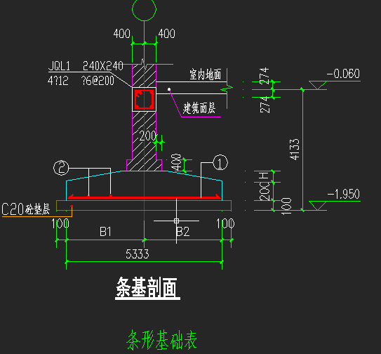 用土建算量软件做砖混结构基础中遇到的问题