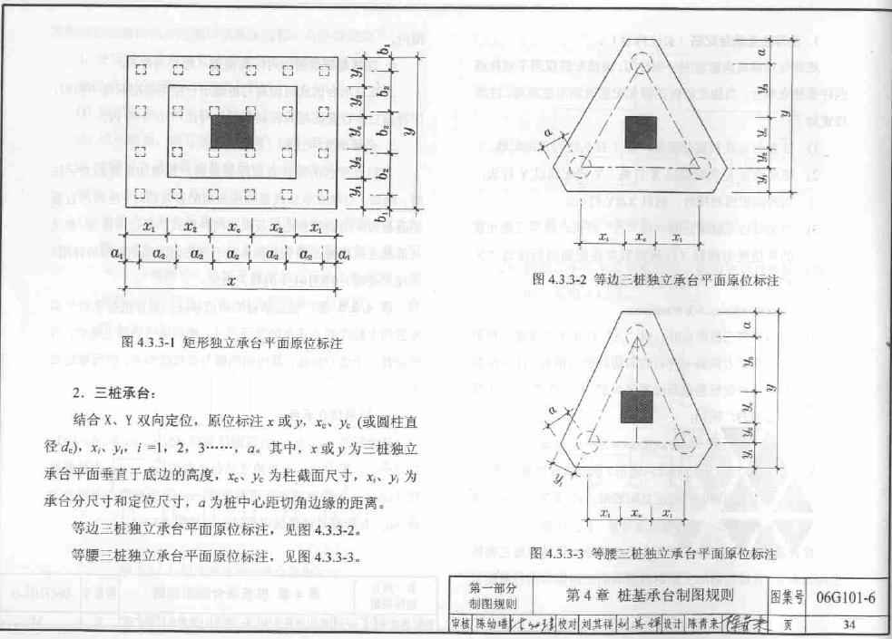 平法制图规则可参看06g101-6《独立基础,条形基础,桩基承台》图集.