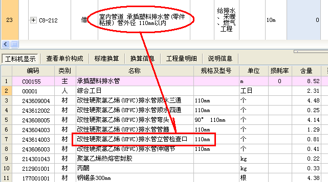 请问在安装套价中清扫口和雨水斗需要单独套定