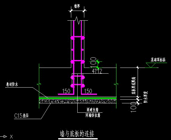 剪力墙与筏板连接,墙的水平筋2c10@200还要与4c12重复吗?