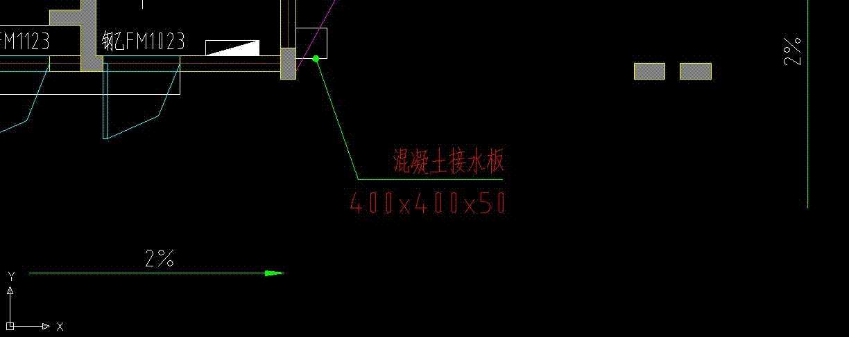 砼接水板里面配钢筋吗?