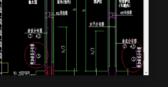 这个临空墙是没有附件垂直插筋还是垂直插筋是c12-15?