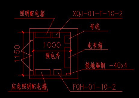 弱电井接线