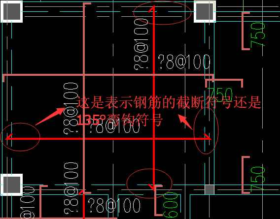 圖紙中板底鋼筋兩端出現135°的小斜線,想問下這個135°小斜線表示