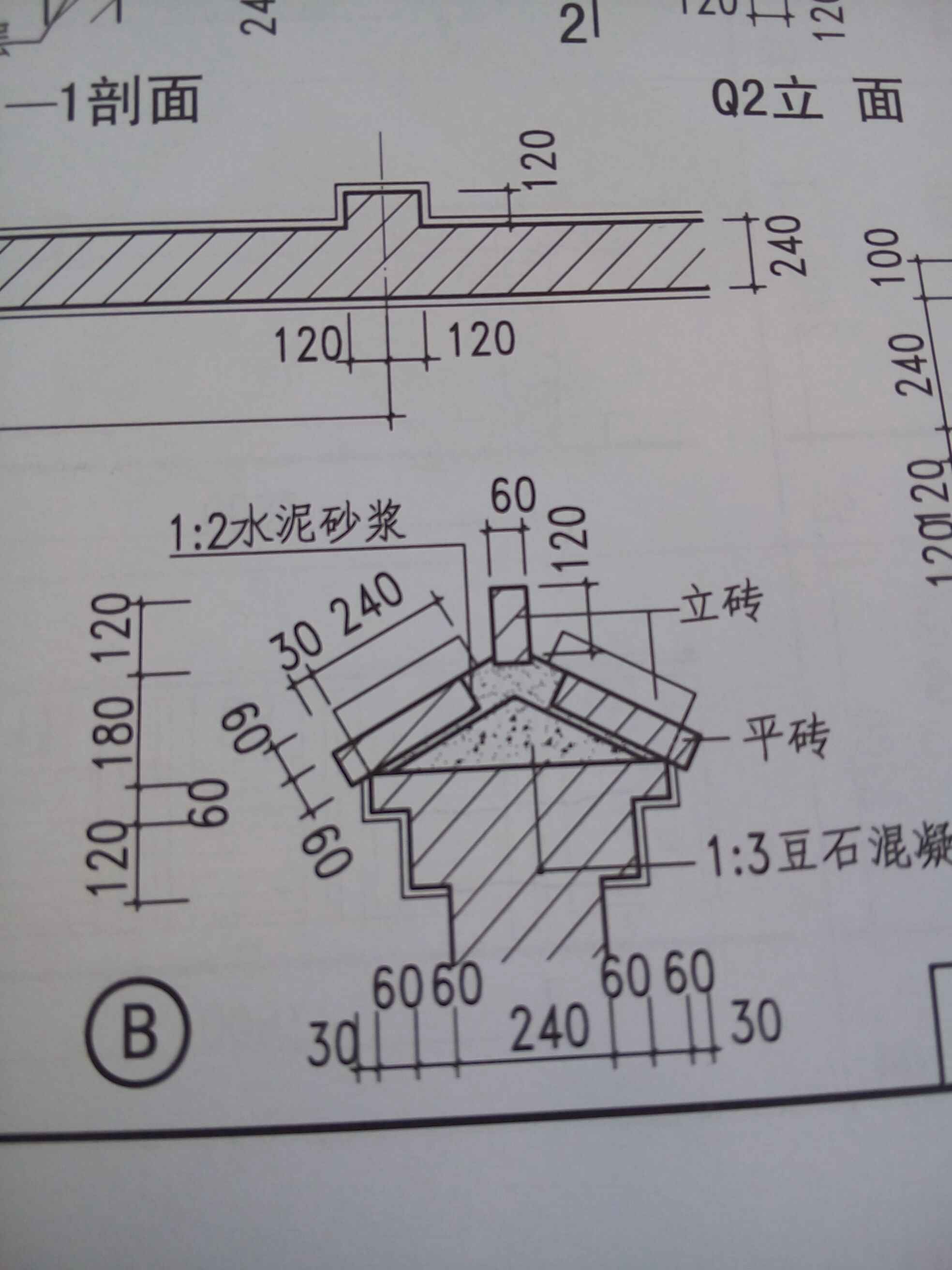 围墙顶怎么计算