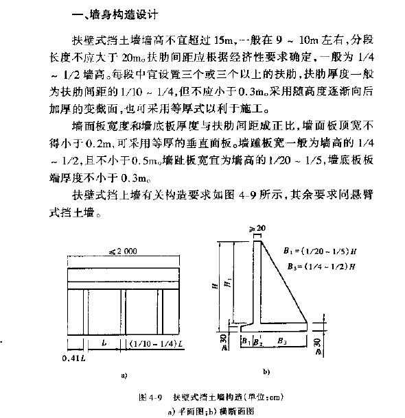 什么是扶壁式,悬臂式挡墙 ?