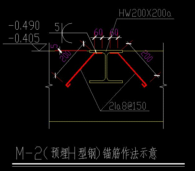 h型钢hw200x200a的具体尺寸是什么