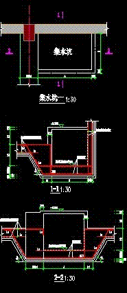 集水坑的畫法