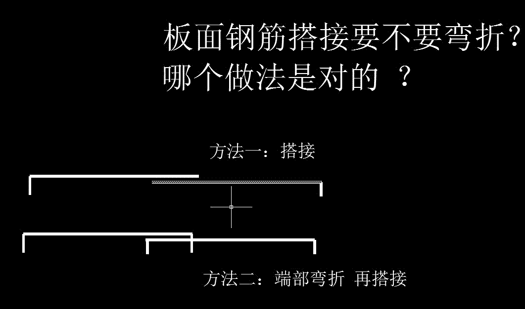 板面钢筋搭接问题