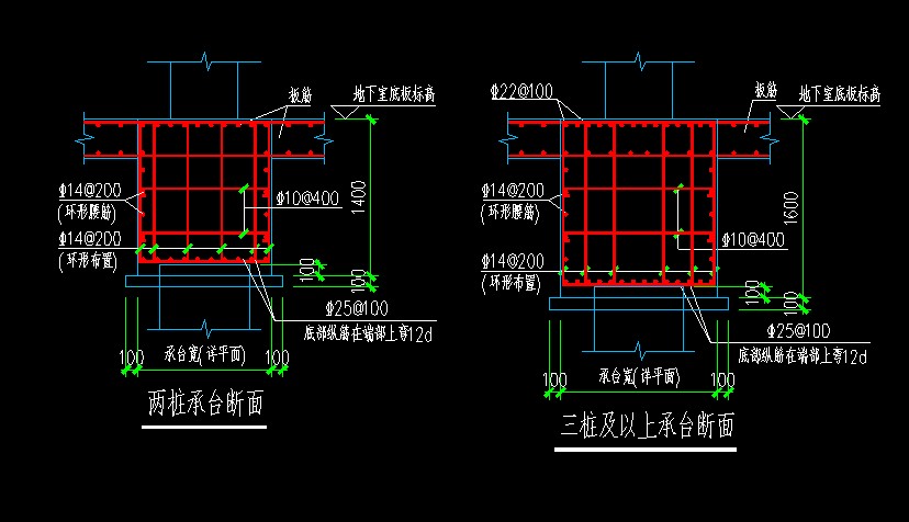 承臺的封邊鋼筋