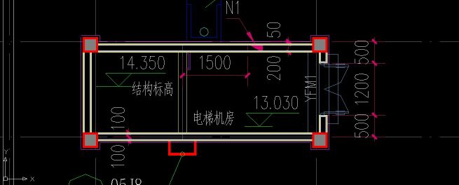 如題,框架結構頂層電梯機房牆面突出的柱子部分算不算建築面積?